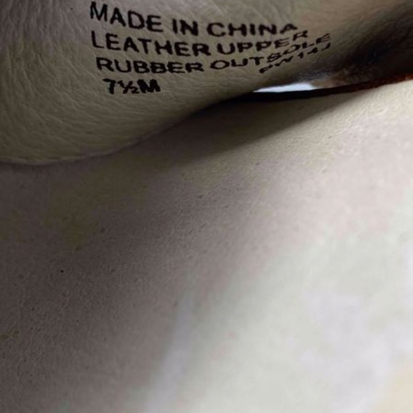 Michael Michael Kors Leather Sandals Brown Criss Cross Strap Cork Wedge Platform - Picture 6 of 6